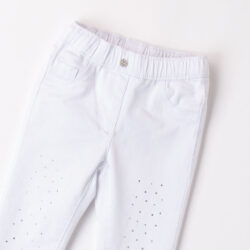 Pantalone Bambina Bianco Sarabanda