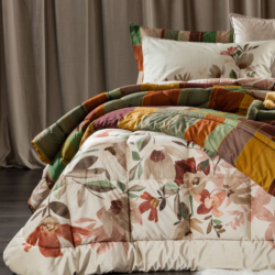 Riviera Trapunta Matrimoniale Velluto Stampa Digitale