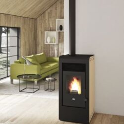 stufa pellet ventilata eva calor rita 9kw