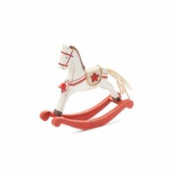 Cavallino in legno Nuvole di Stoffa