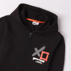 Felpa Ragazzo Nera Felpata iDo