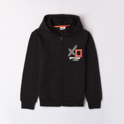 Felpa Ragazzo Nera Felpata iDo