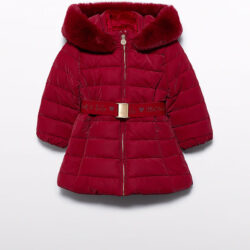 Giaccone Bambina Ragazza Rosso Abel & Lula