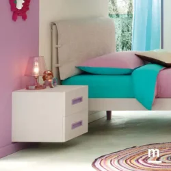 Cameretta con armadio battente quattro ante