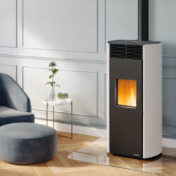 stufa a pellet ventilata palazzetti clelia tc us 5 stelle