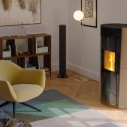 stufa a pellet ventilata palazzetti lilibet tc 5 stelle