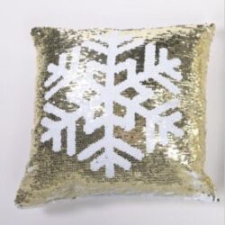 cuscino con paillettes reversibili 40 x 40 cm