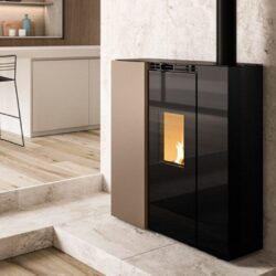 stufa a pellet idro ventilata palazzetti ecofire tiffany