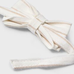 Set di Bretelle e Papillon Bianco ragazzo- bambino