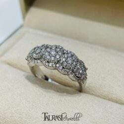 Eleganza senza tempo – Anello in oro bianco e diamanti