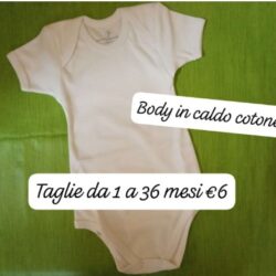 Body bianco neonato