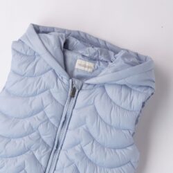 Gilet Celeste Bambina Ragazza Sarabanda