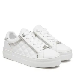 Sneakers Donna Bianche con Dettagli in Strass Guess