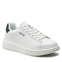 Sneakers Uomo Bianche con Dettagli Neri Liu Jo