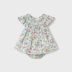 Vestitino Neonata bretelline stampato