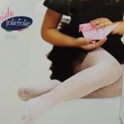 Collant Bambina 40 den bianco Jolie Folie Kids