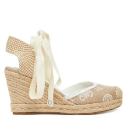Espadrillas Bianco con lacci Donna Guess