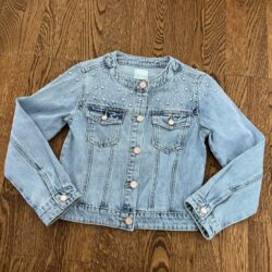 Giubbino Jeans Bambina Ragazza