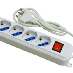 Globex MULTIPRESA CON INTERRUTTORE IN BLISTER 4 posti