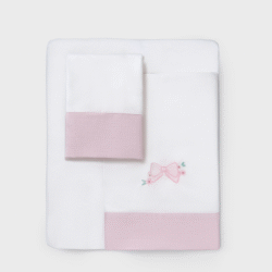 Lenzuola Culla Neonata Fiocco