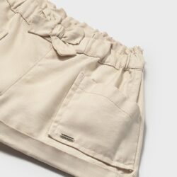 Pantaloncino Neonata Beige