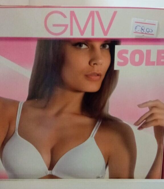 Reggiseno bianco triangolo Sole GMV