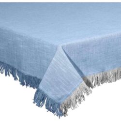 Tovaglia rettangolare Volterra blu mare cm140x180 Tognana