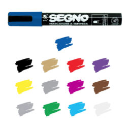 marcatore a tempera spil segno punta tonda 2 mm