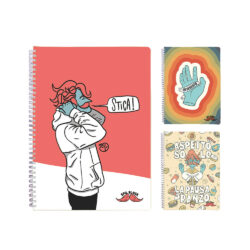 quaderno spil maxi spiralato il baffogram 4MM A4