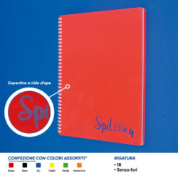 Quaderno spiralato 1R A4 spilblok4 dotted 80 ff