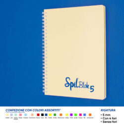 Quaderno spiralato A5 spil spilblok5 80 ff 5 mm