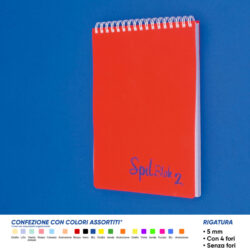 notes spiralato A5 spil spilblok2 80 ff 5 mm