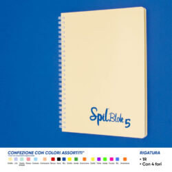 quaderno spiralato A5 spil spilblok5 80 ff 1R