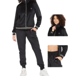 Nazareno Gabrielli Tuta Donna Ciniglia Full zip