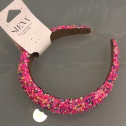 Cerchietto Bambina Granelli Fucsia