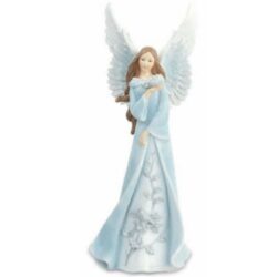 angelo con uccellino 130 x 90 x 350 mm tst