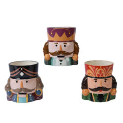 schiaccianoci ceramica natalizi ∅15 cm h 16 cm