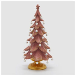 Albero di natale con perle ø 22 cm h 46 cm