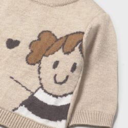 Maglioncino Neonata Beige