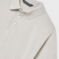 Maglia Polo Bambino Ragazzo Beige