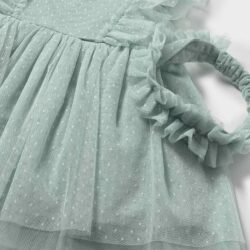 Vestito Neonata Verde