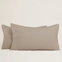 Coppia Federe Percalle Linea oro