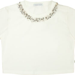Maglia Bambina Ragazza Bianca