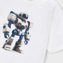 Maglia Bambino Panna Robot