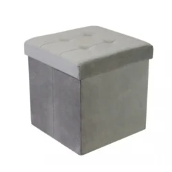 Pouf Velluto Claire 38 x 38 x 38 cm Linea Oro