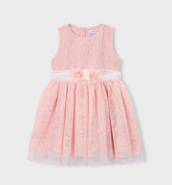 Vestito Bambina Tulle Rosa