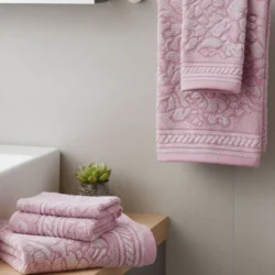 Asciugamano Viso 55 x 100 cm Barbara Linea Oro