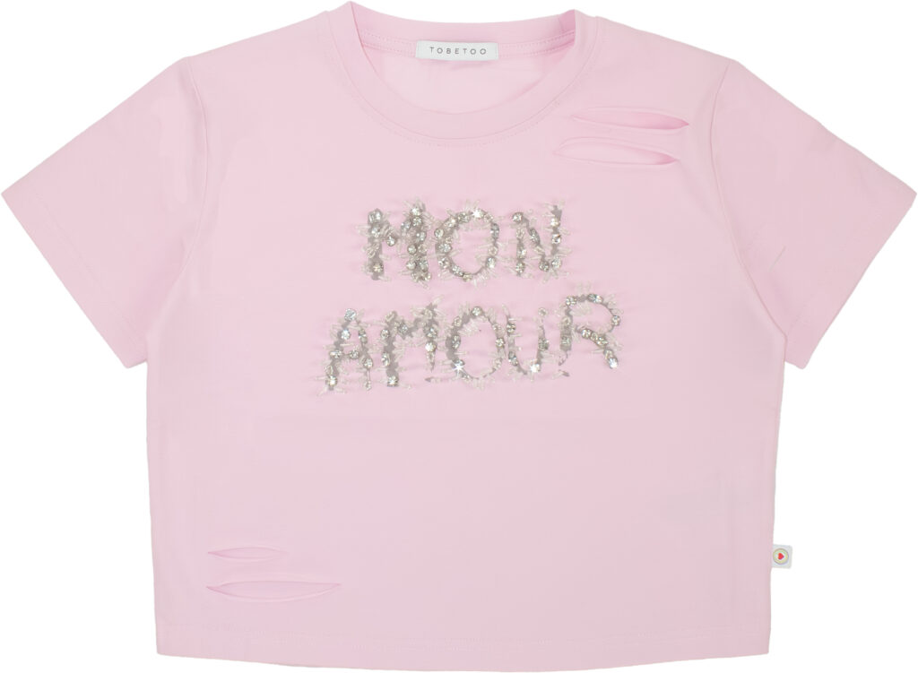 Maglia Bambina Ragazza Rosa