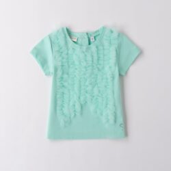 Maglietta Bambina Verde Acqua