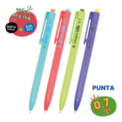 penna gel a scatto spil allegra punta 0.7 mm